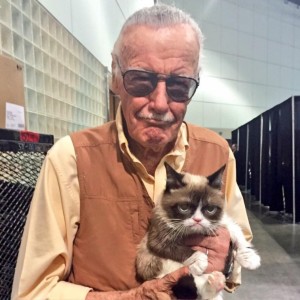 stan lee grumpy cat