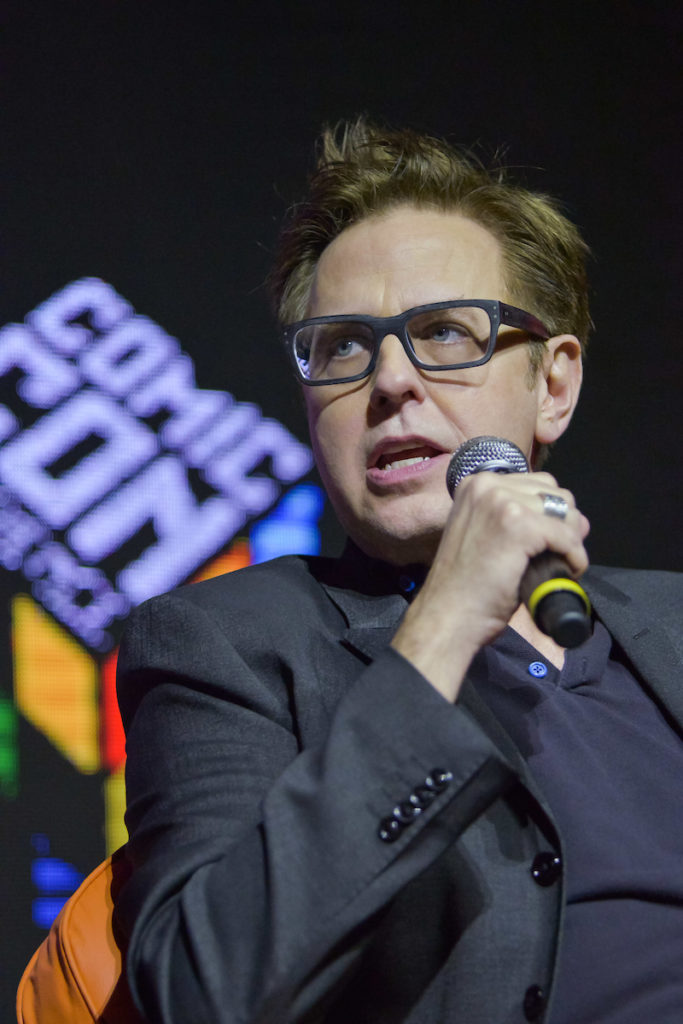 Painel Marvel com o diretor James Gunn, de guardiões da Galáxia. Foto: Daniel Deák