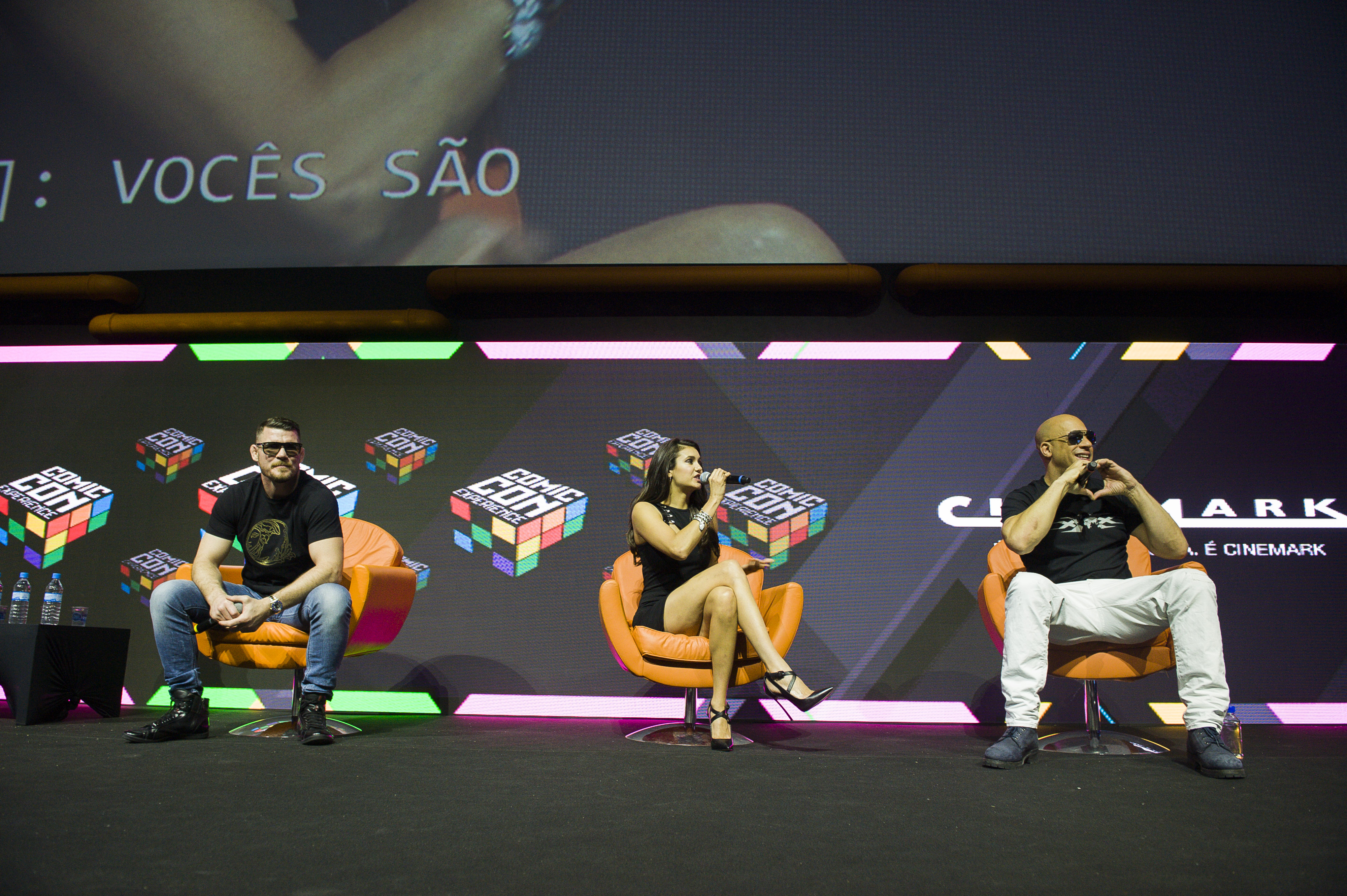 São Paulo, 01 de dezembro de 2016. Cobertura do evento CCXP 2016 no São Paulo EXPO. Palestra: Palestra: Paramount Pictures 2017 com astros de xXx, Vin Diesel, Nina Dobrev e Ruby Rose. FOTOS: Daniel Deak