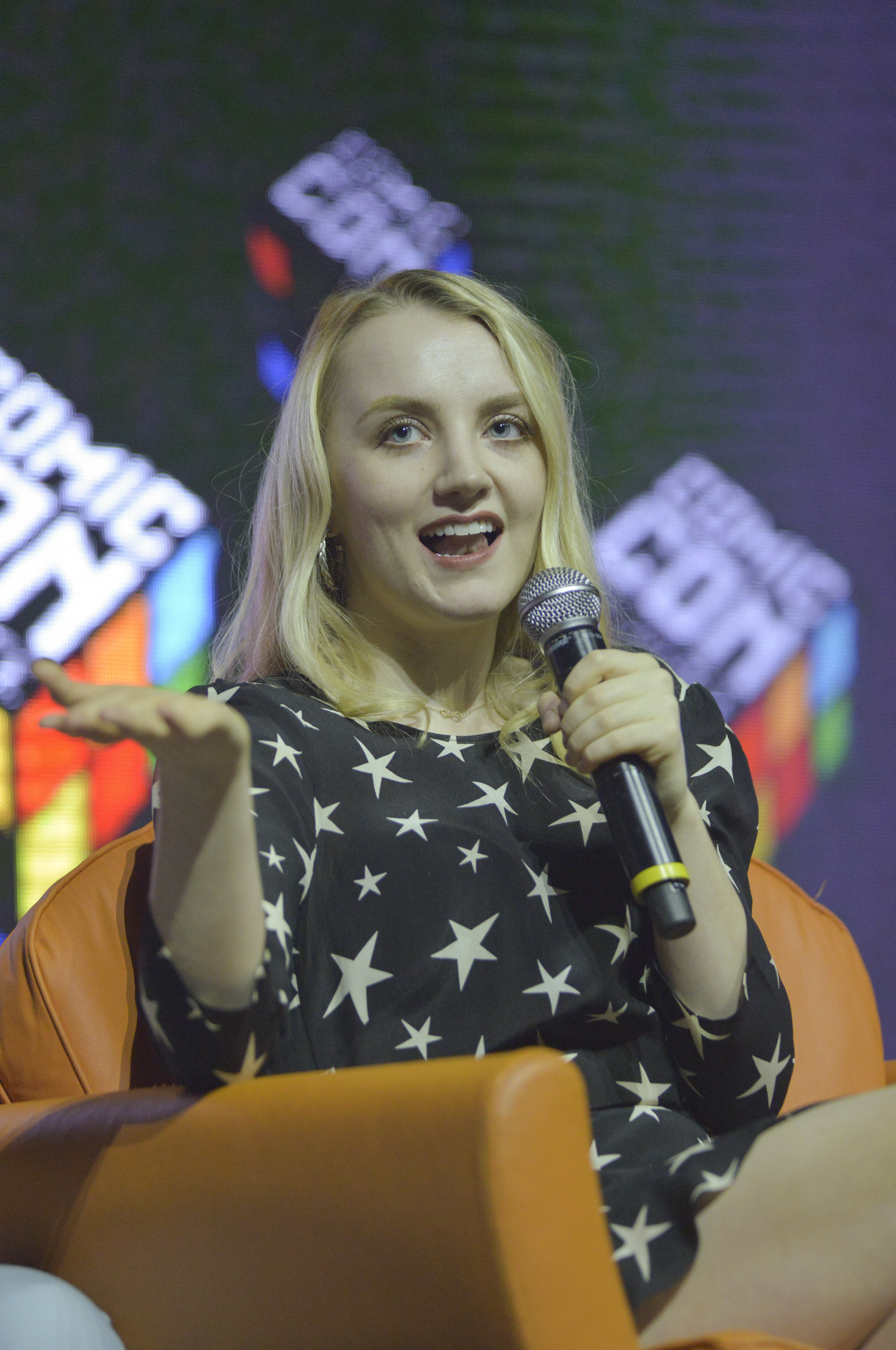 Evanna Lynch e o sonho dos fãs.  Auditório Cinemark.   FOTOS: Daniel Deak