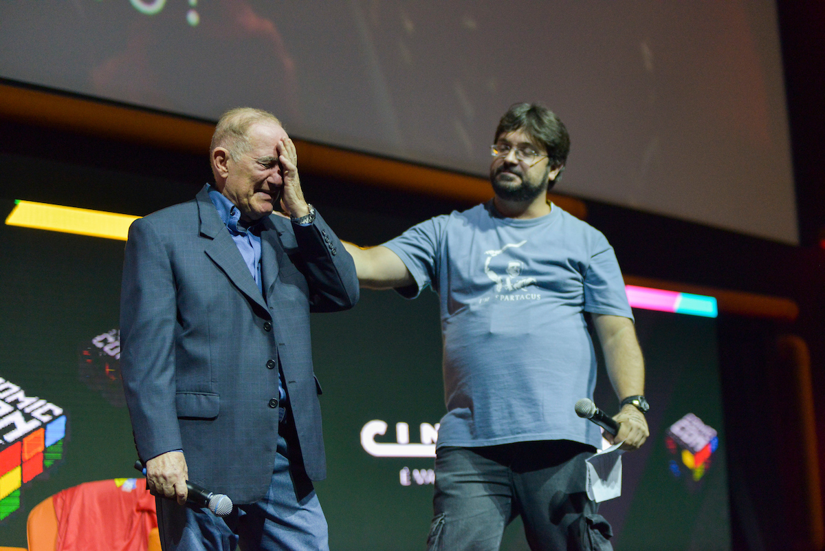 São Paulo, 01 de dezembro de 2016. Cobertura do evento CCXP 2016 no São Paulo EXPO. Abertura e homenagem do ano - Renato Aragão. FOTOS: Daniel Deak