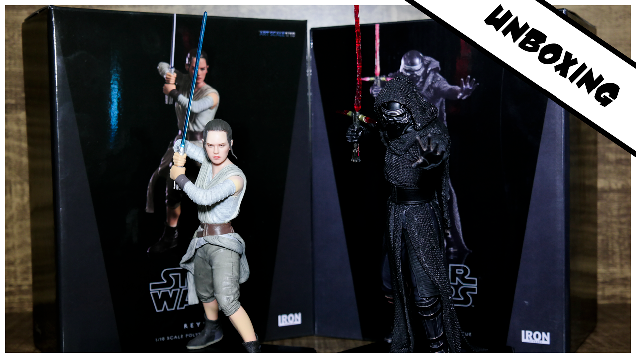 Confira o Unboxing de duas estátuas de Star Wars da Iron Studios