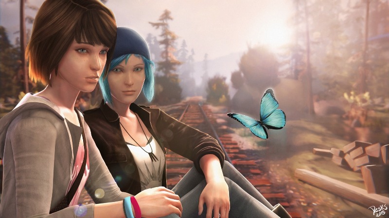 Max e Chloe em Life is Strange 1